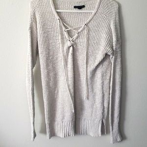 American Eagle Long Sleeve Knit Top
